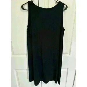 J Jill Wearever Collections Womens Knit Sleeveless Maxi Dress Sz S Petite Black